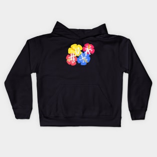 Hula Flowers Kids Hoodie